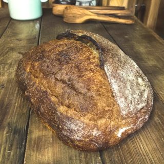 Tried a new sourdough recipe using my favourite regenerative flour. One angled score, long ferment, solid bake and a crust with a bold ear to show for it.

Sliced it the next morning and ended up with proper bunny bread. Three pieces in the toaster, and there it was - side profile of a rabbit, ears and all. Looked ready to bolt. Almost felt bad buttering it. 

#sourdough_mania #rusticbread #breadbunny #regenerativeflour #countrybread